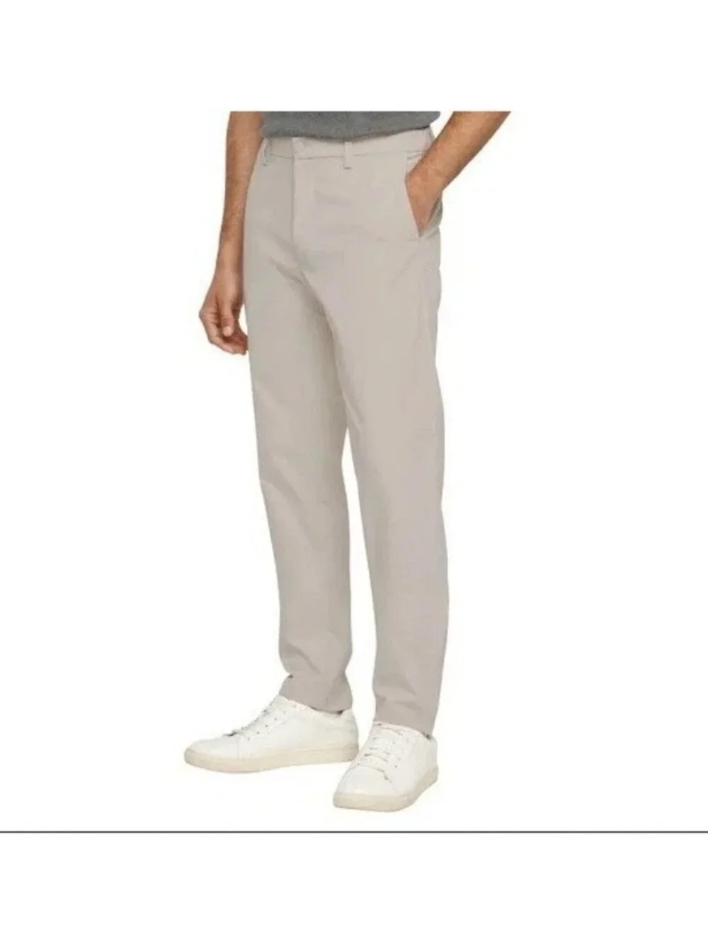 NWT Banana Republic Men's 40x32 Commuter Flex Pants Tan Flat Front